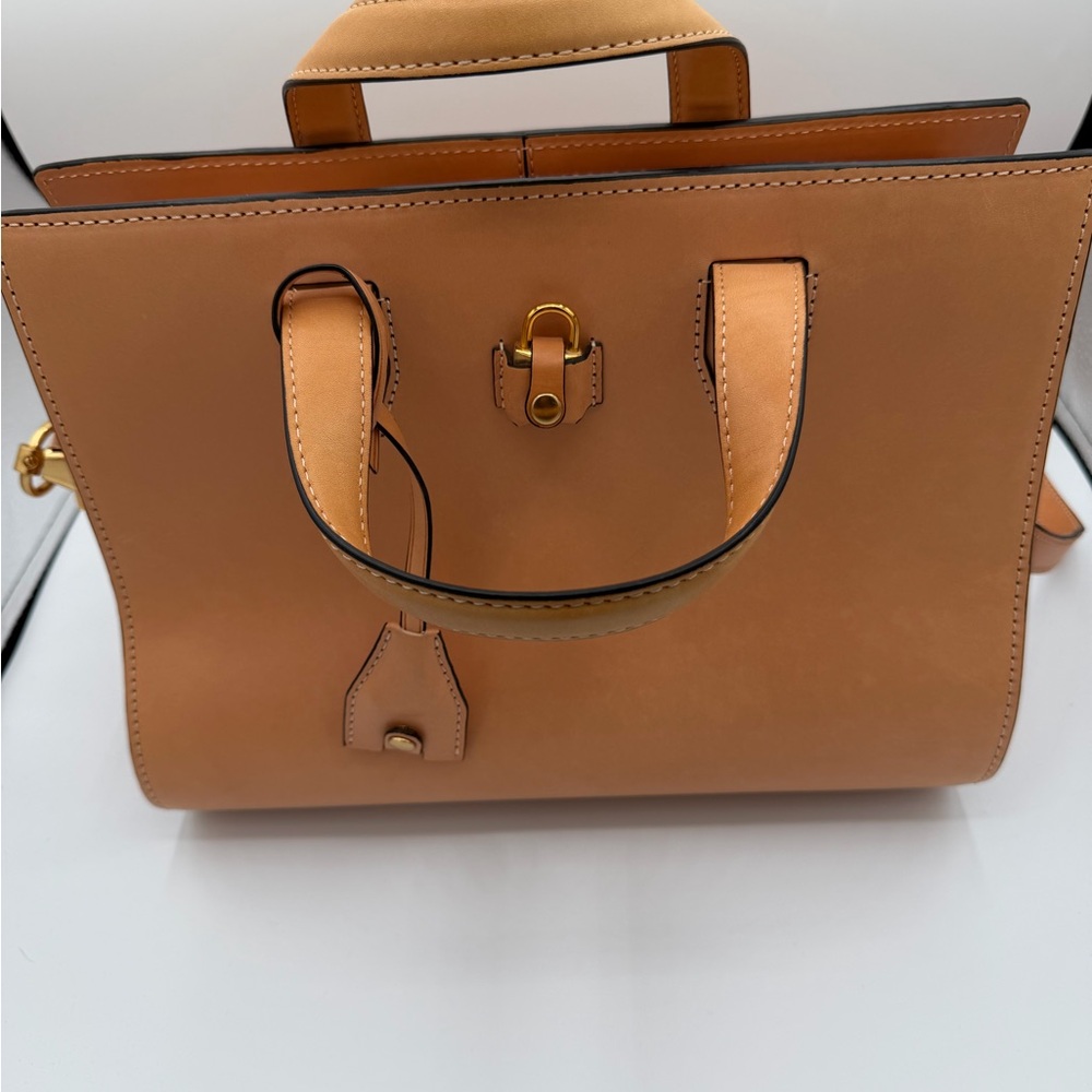Alexander Wang Calfskin Pelican Satchel Tan